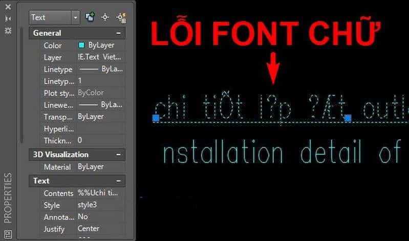 Chỉnh phông chữ trong CAD giúp người đọc dễ dàng hiểu nội dung